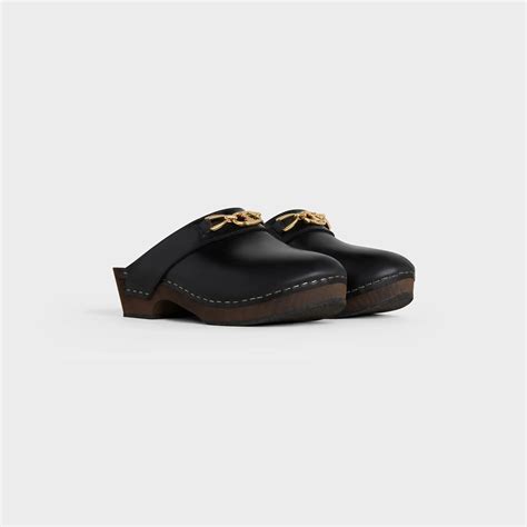 celine clogs black|Celine shoes black.